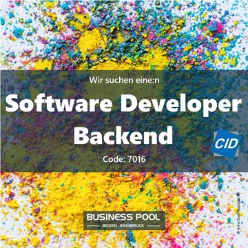 Software Developer Backend